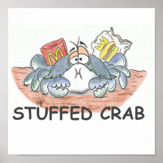 Poster Stuffed Crab Print