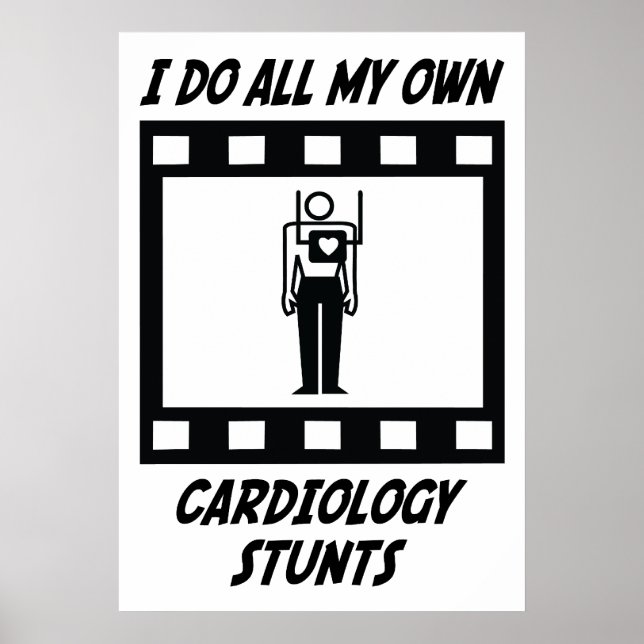 Poster Stunts de cardiologie (Devant)