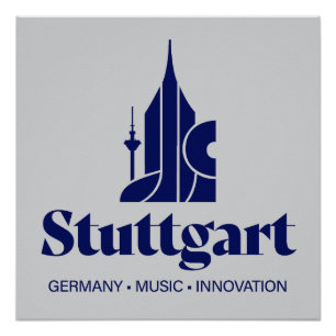 Poster Stuttgart Allemagne Europe