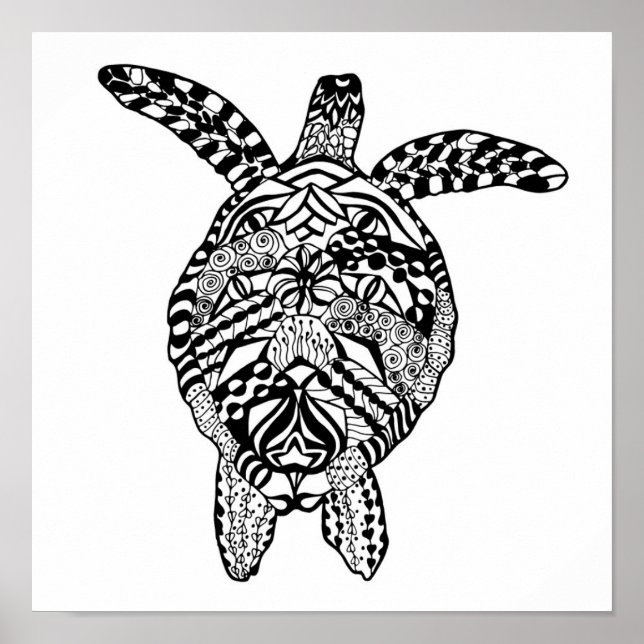 Poster Style Turtle 2 (Devant)