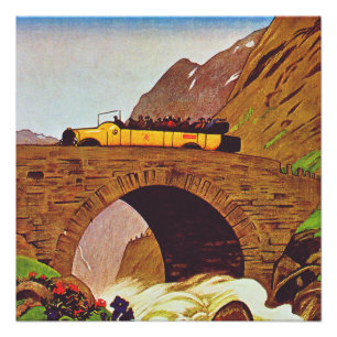 Poster Styrie Cœur Vert de l'Autriche