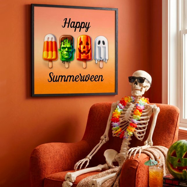 Poster Sucettes d'Halloween d'été Summerween (Créateur téléchargé)