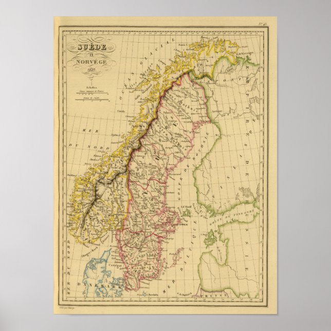 Poster Suède et Norvège 3 (Devant)