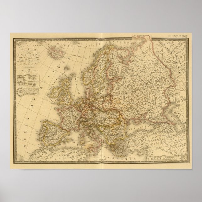 Poster Suède, Norvège et Danemark (Devant)