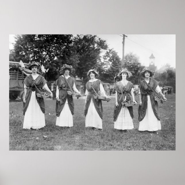 Poster Suffrage Girls : 1913 (Devant)