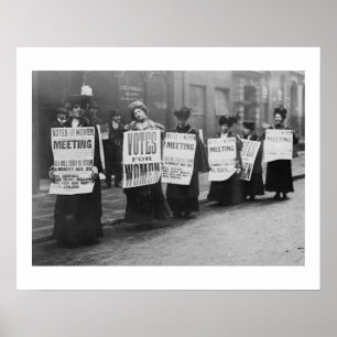Poster Suffragettes Vote for Women, London
