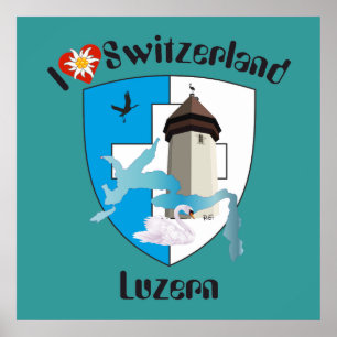 Poster suisse de Lucerne