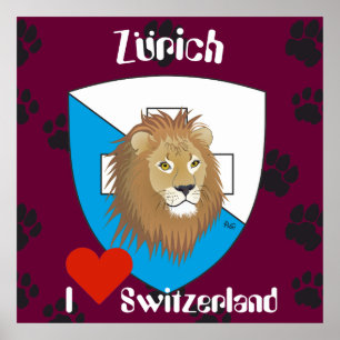 Poster suisse de Zurich