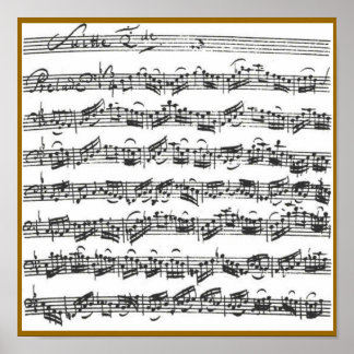 Poster Suite Bach Cello