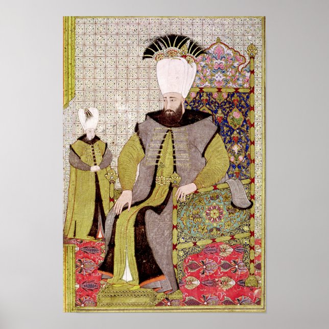 Poster Sultan Ahmet III et l'héritier du trône (Devant)