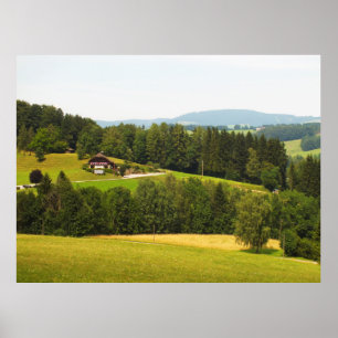 Poster Summer in the Austrian countryside