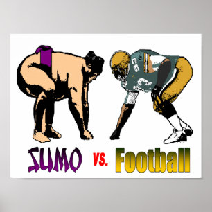 Poster Sumo vs Football