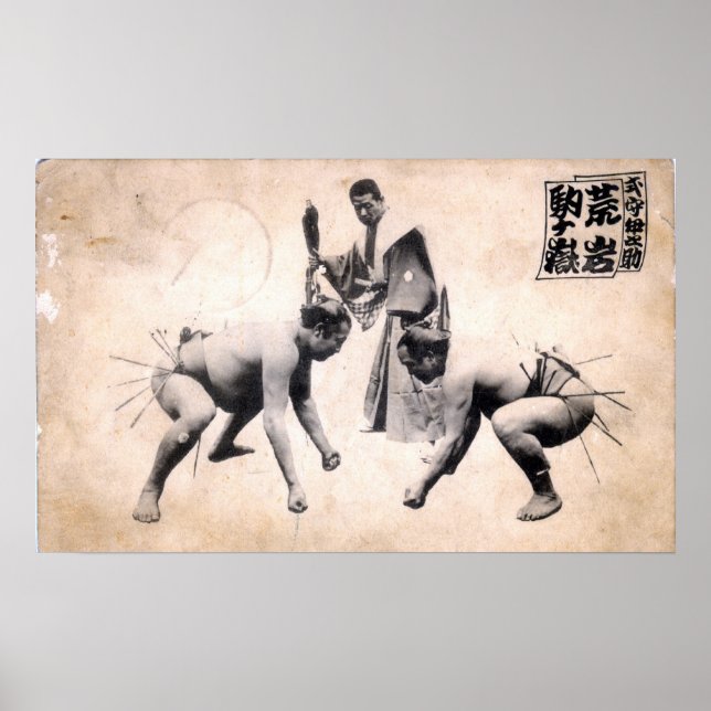 Poster Sumo Wrestlers (Devant)