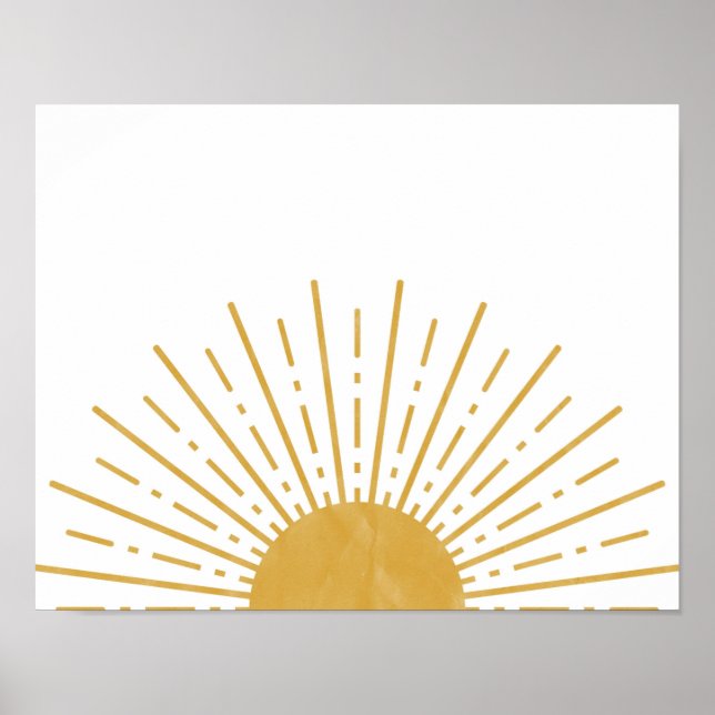 Poster Sun, Impression Sun Art, Art Sun Wall, Art  (Devant)