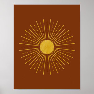 Poster Sun, Impression Sun Art, Art Sun Wall, Impr