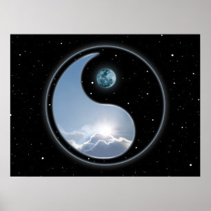 Poster Sun-Lune Yin Yang