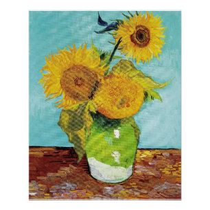 Poster Sunflowers Vincent van Gogh