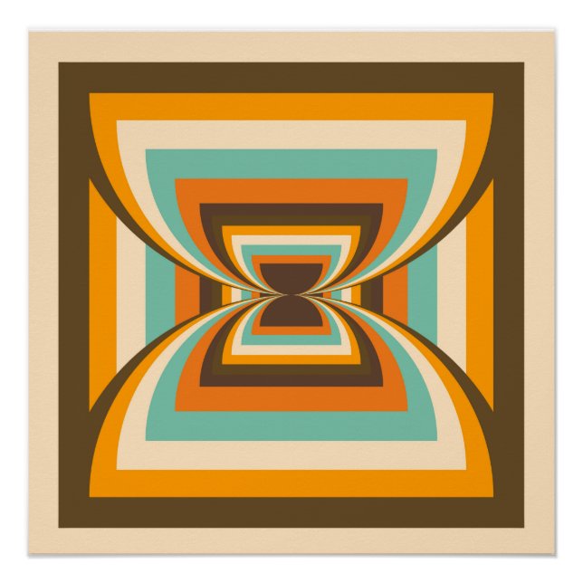 Poster "Sunlit Serenity - Yellow Wall Art" (Devant)