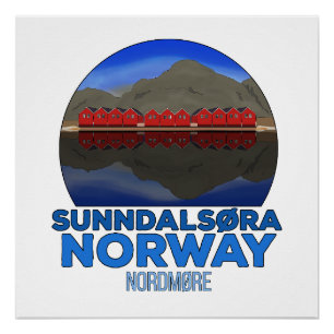 Poster Sunndalsøra Nordmøre Norvège