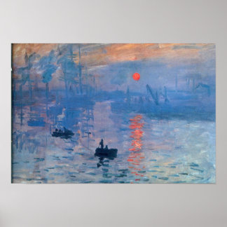 Poster Sunrise - Claude Monet