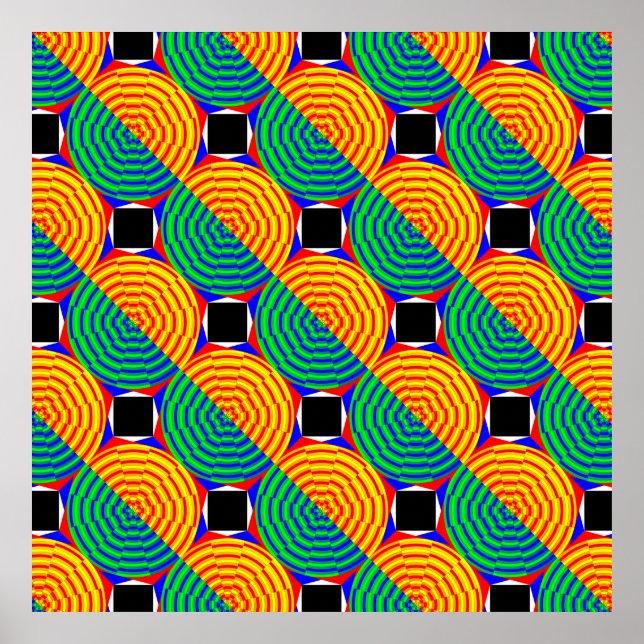 Poster Sunrise numérique par Kenneth Yoncich (Devant)