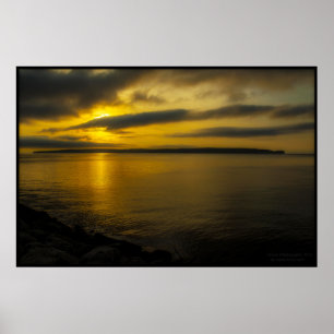 Poster Sunset de Bell Island
