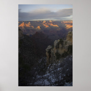 Poster Sunset de retour de la bordure sud