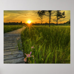 Poster Sunset des Prairies