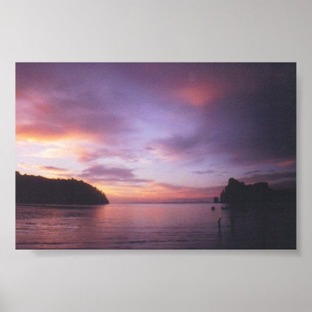 Poster Sunset in Thailand (Devant)