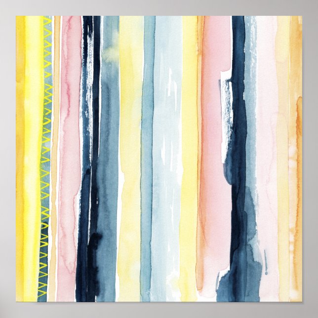 Poster Sunset Stream I (Devant)