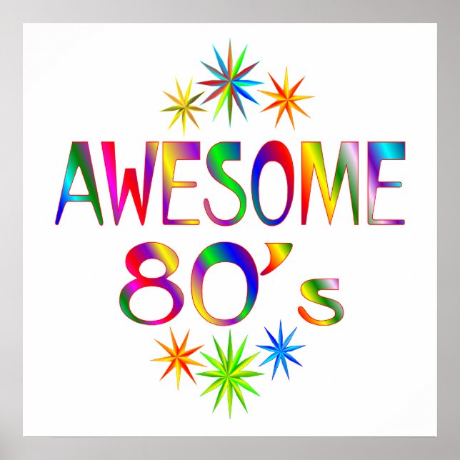 Poster Super 80s (Devant)