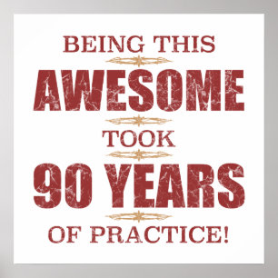 Poster Super 90e anniversaire