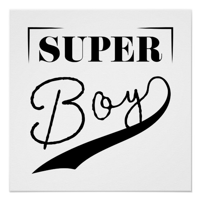 Poster Super Boy (Devant)