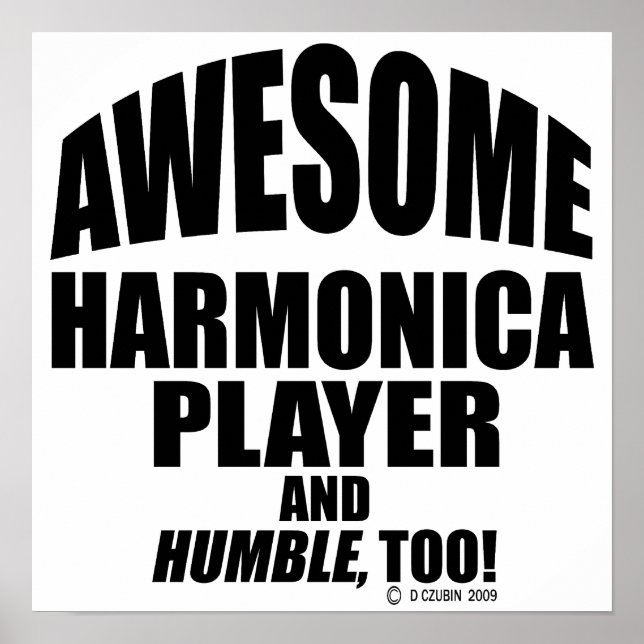 Poster Super Harmonica Player (Devant)