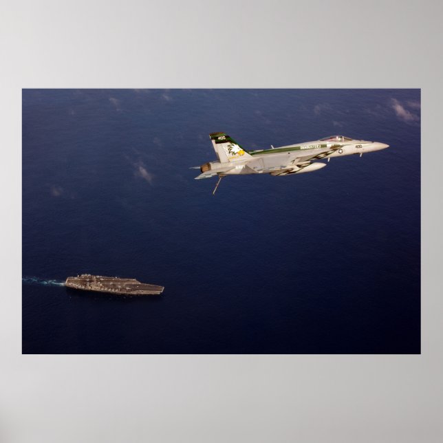Poster Super Hornet F/A-18E (Devant)