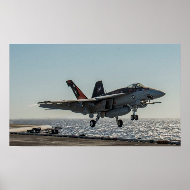 Poster Super Hornet F/A-18E (Devant)