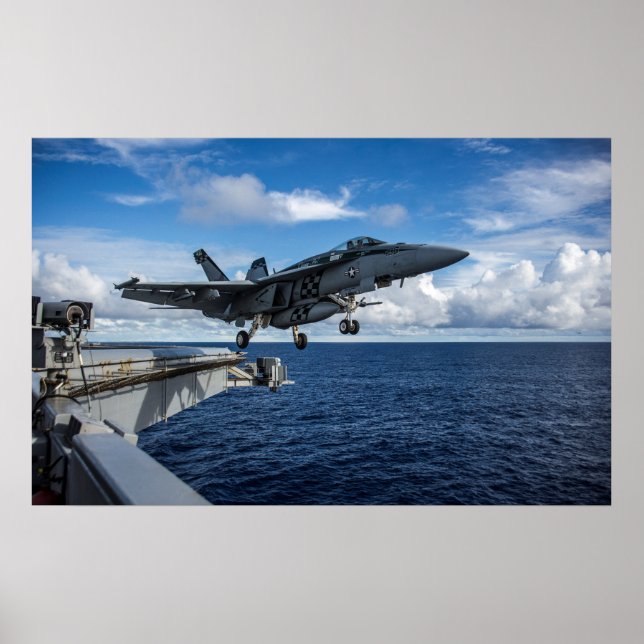Poster Super Hornet F/A-18E (Devant)