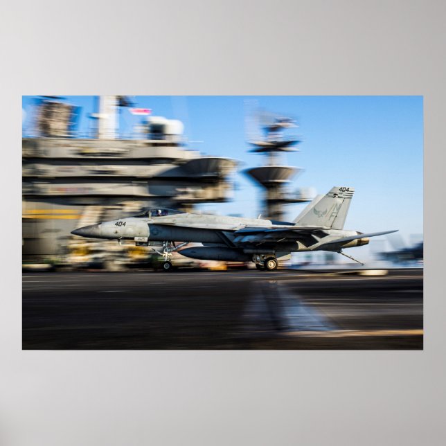Poster Super Hornet F/A-18E (Devant)