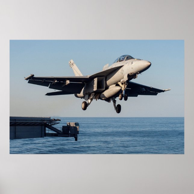Poster Super Hornet F/A-18F (Devant)