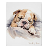 Super mignon ange endormi chiot Bulldog 003 - Wend