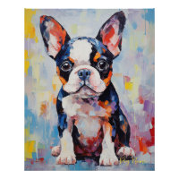 Super mignon Boston Terrier Chien Chien Chien Pupp