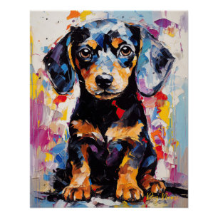 Poster Super mignon Chien Chien Chien Puppy 005 - Xeno Lu