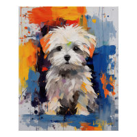 Super mignon Chien Maltais Puppy 005 - Xeno Lucilf
