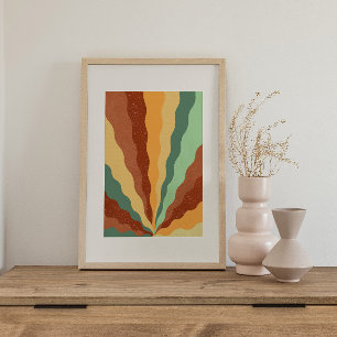 Poster Super psychédélique rétro