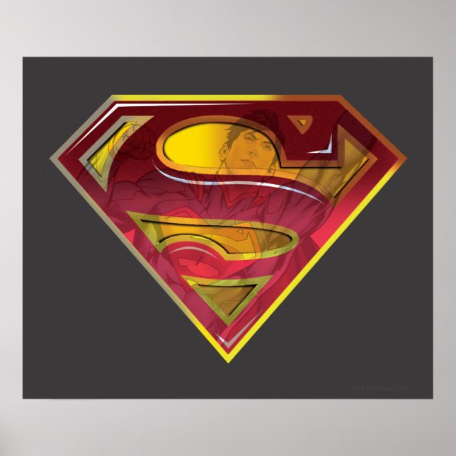 Poster Superman S-Shield | Logo de réflexion (Devant)