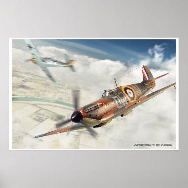 Poster Supermarine Spitfire Mk.1 (Devant)