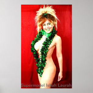 Poster Supermodel Ishah Laurah Bonne Saint Patrick !