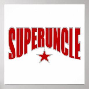poster SUPERUNCLE - personnalisable