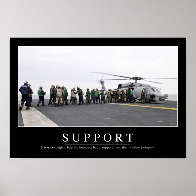 Poster Support : Devis Inspirational (Devant)