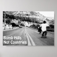 Poster sur Bomb Hills Not Countries